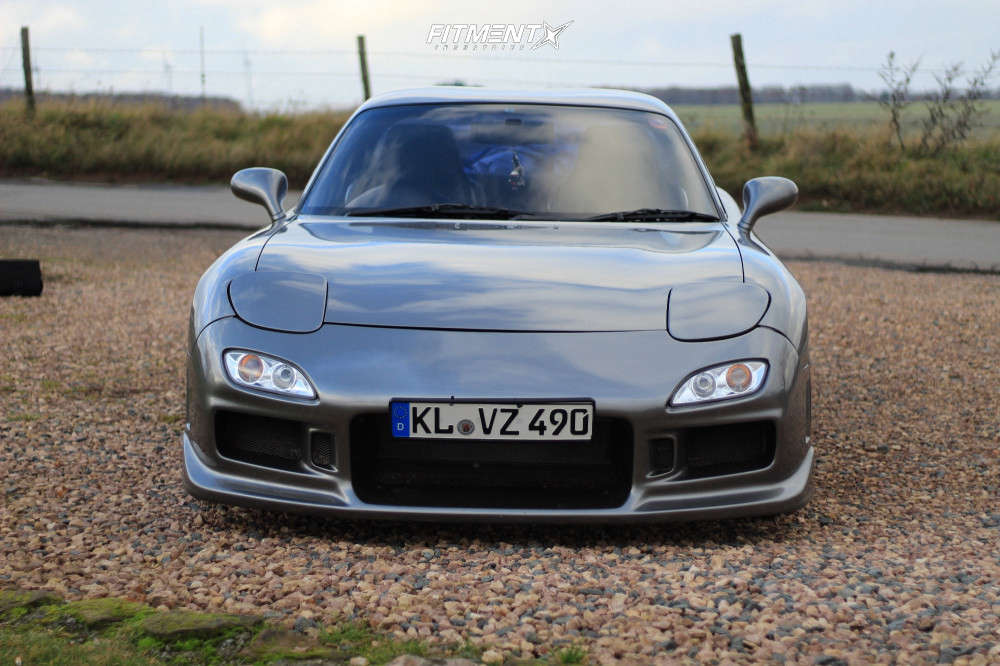 1993 Mazda RX-7 R1 with 17x8 Desmond Regamaster and Bridgestone 245x40 ...