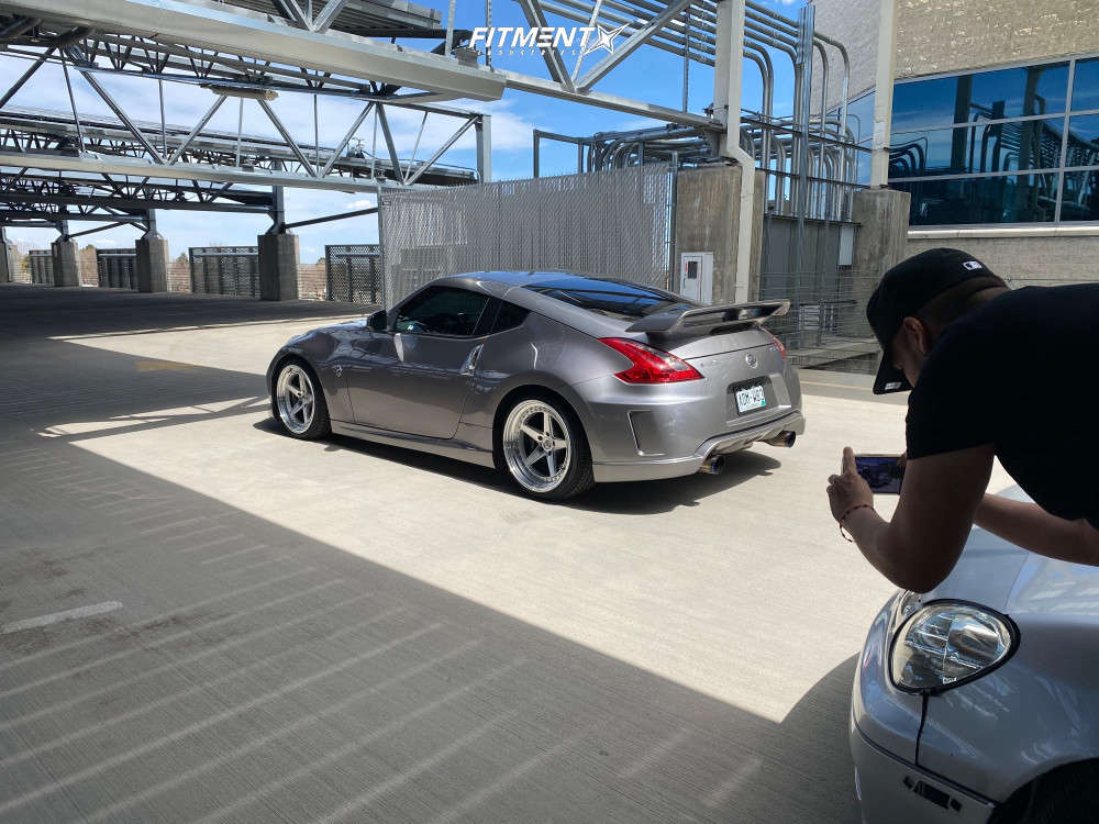 2010 Nissan 370Z Nismo with 19x9.5 Aodhan Ds05 and Nitto 235x35 on