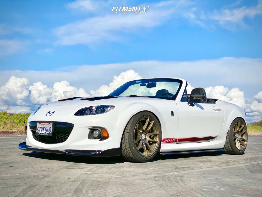 miya 2022 Mazda MX-5 Miata with 17x8 35 Advan Racing Rg-d2 and 225