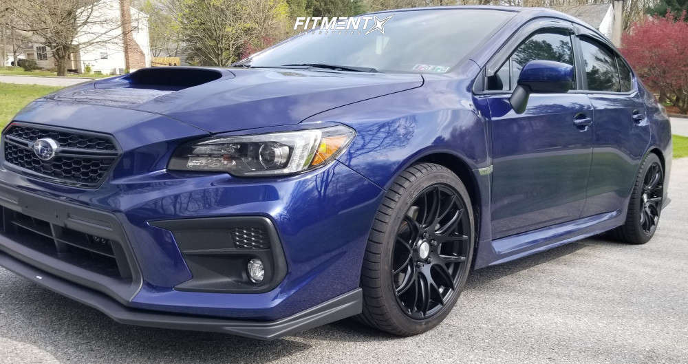 2019 Subaru WRX Limited with 18x8.5 ESR Sr12 and Dunlop 245x40 on