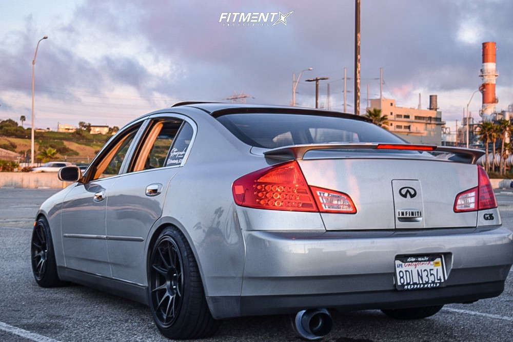 2003 INFINITI G35 Base with 18x9.5 ESR Sr13 and Accelera 225x40 on ...