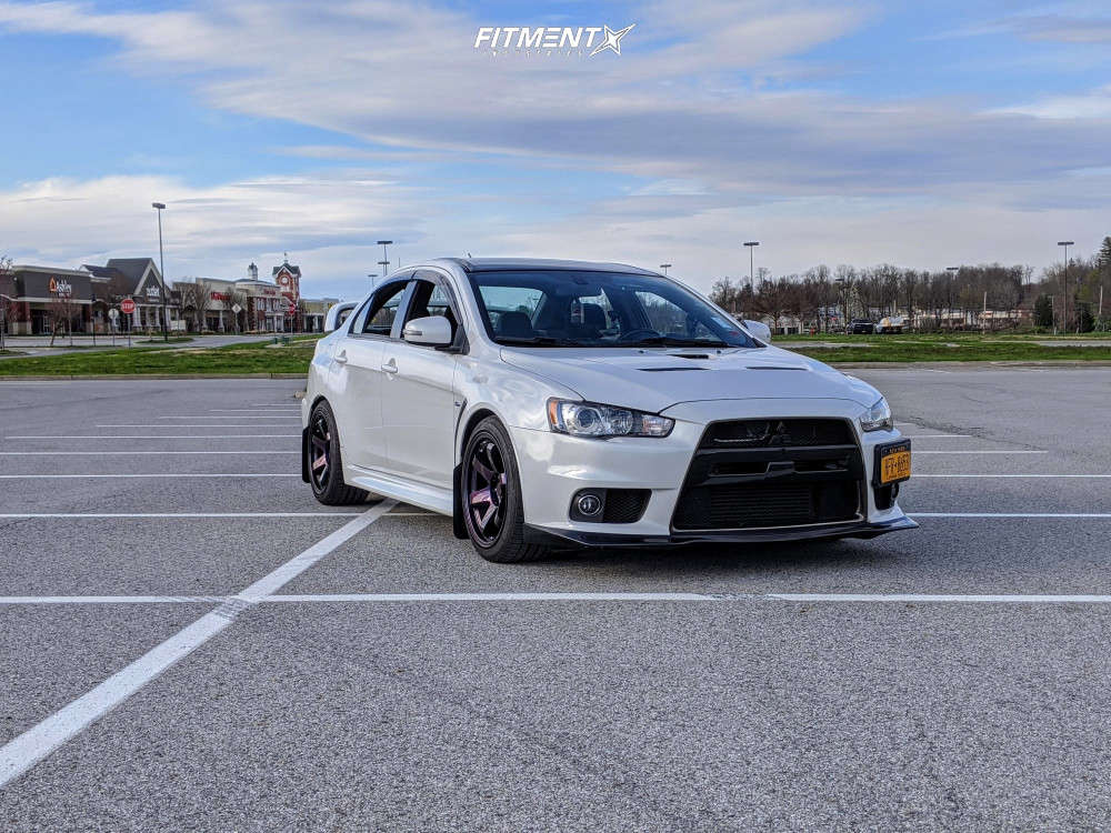2015 Mitsubishi Lancer Evolution GSR with 18x9.5 Rota Grid and