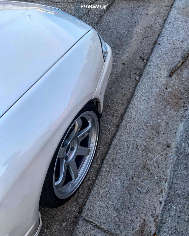 1990 Nissan Skyline R32 Base with 18x11 Rays Engineering Te37 and ...