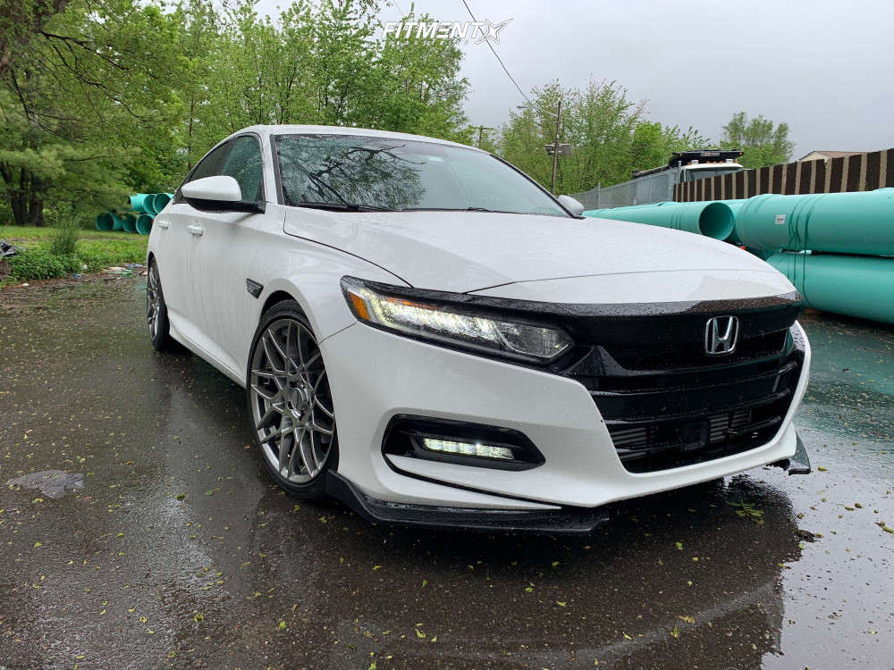 2020 Honda Accord Sport With 19x8 5 Oe Performance 178 And Goodyear 235x40 On Lowering Springs 1042212 Fitment Industries