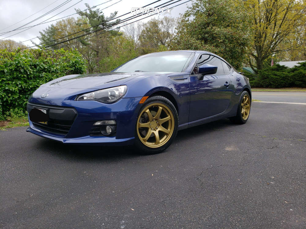 2013 Subaru BRZ Limited with 17x8.25 XXR 551 and Riken 235x45 on