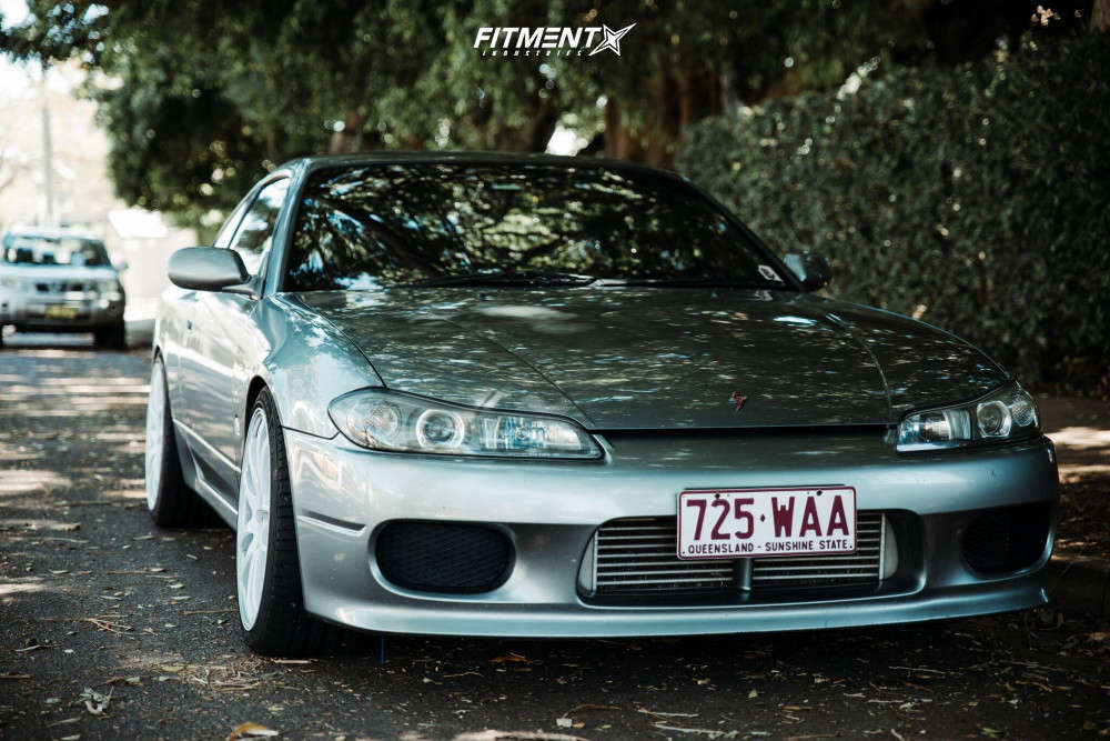 2002 Nissan 200SX Base with 18x8.5 Work Emotion Cr Kiwami and Michelin ...