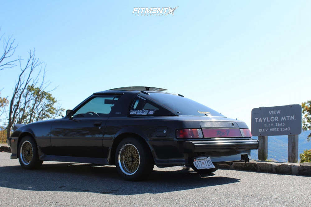 1979 Mazda RX-7 S with 14x7 SSR Reverse Mesh and Federal 185x55 on ...