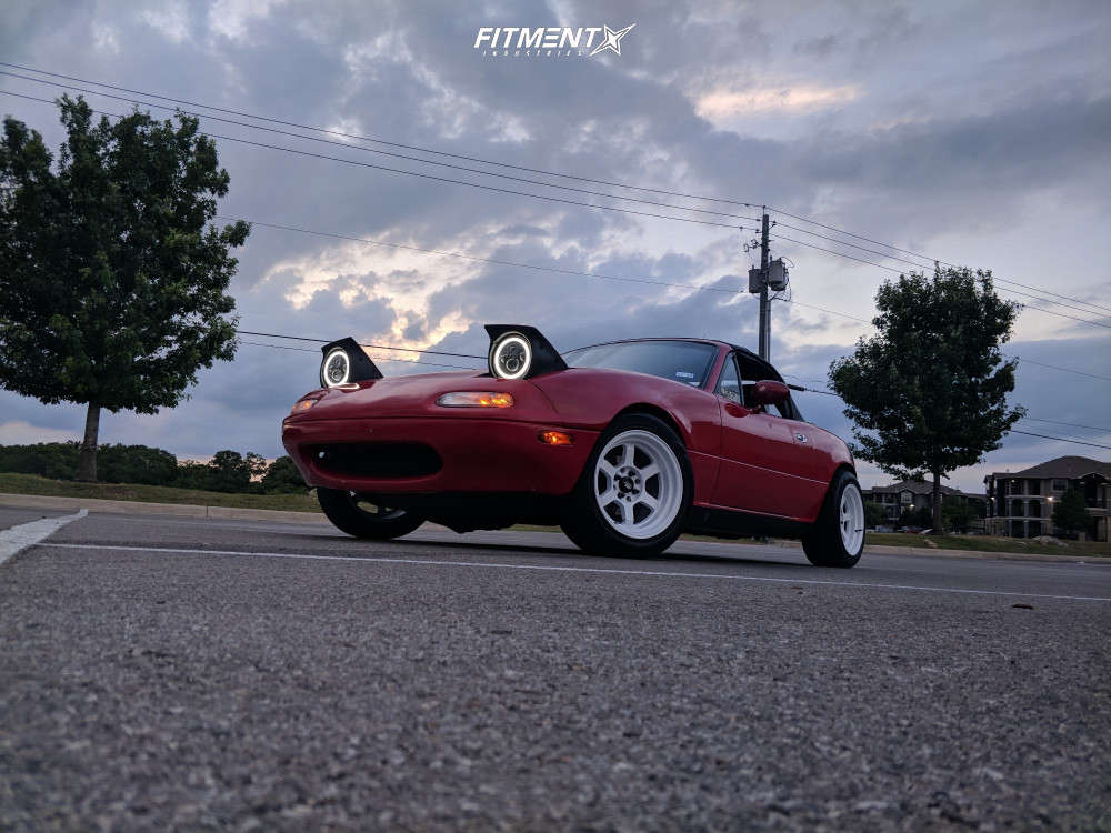 1 1991 Mx 5 Miata Mazda Base Stock Air Suspension Mst Time Attack White