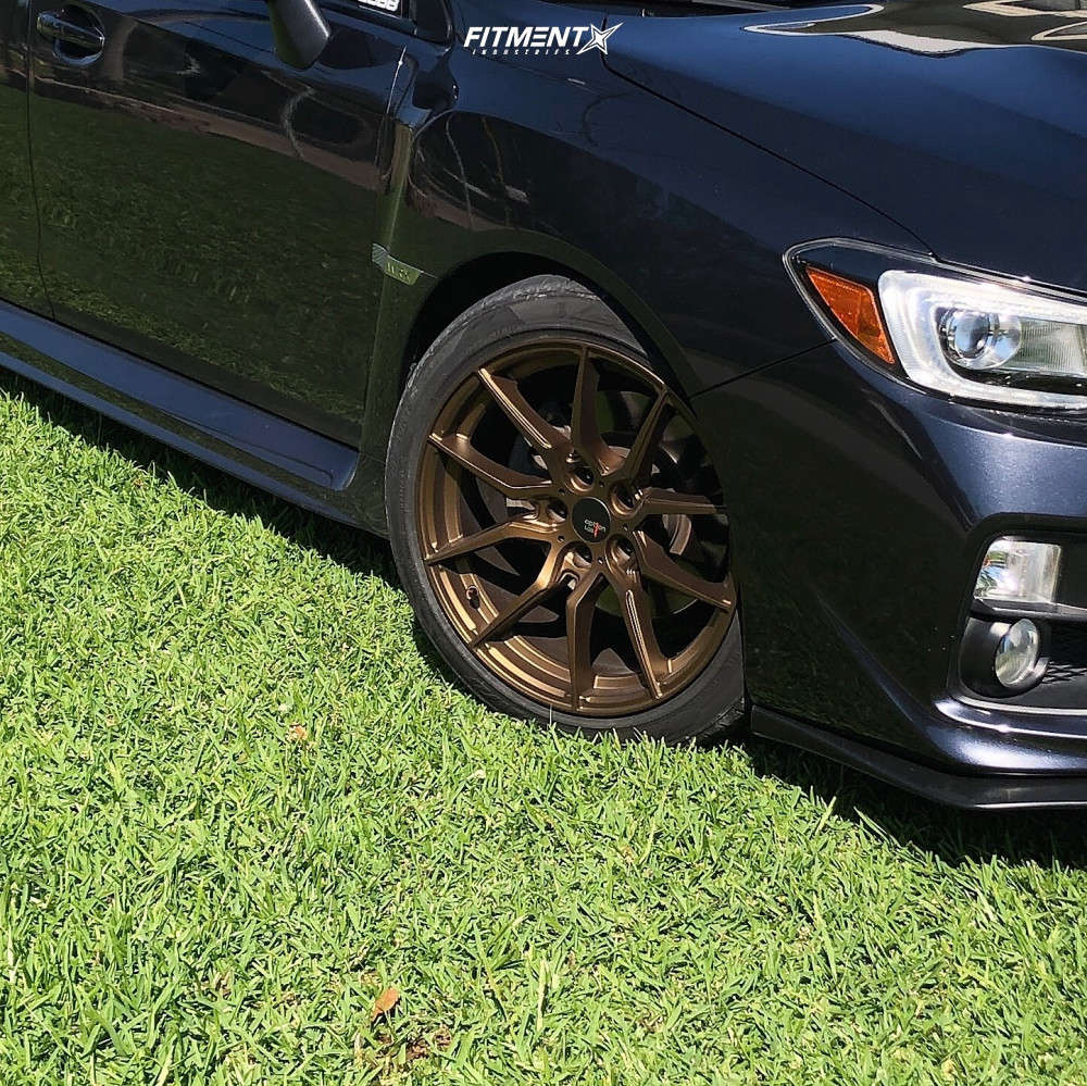 2017 Subaru WRX Limited with 18x9.5 Option Lab R716 and Lexani 245x40 ...