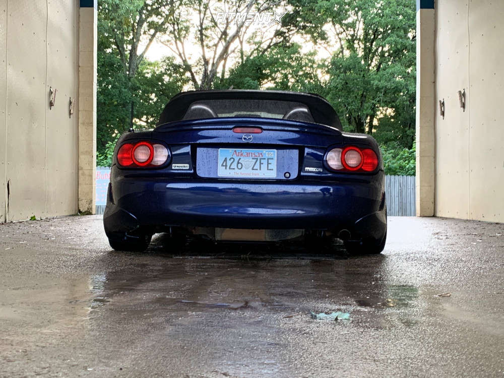 2003 Mazda MX-5 Miata Base with 16x8 Japan Racing Jr12 and Nexen 205x40 ...