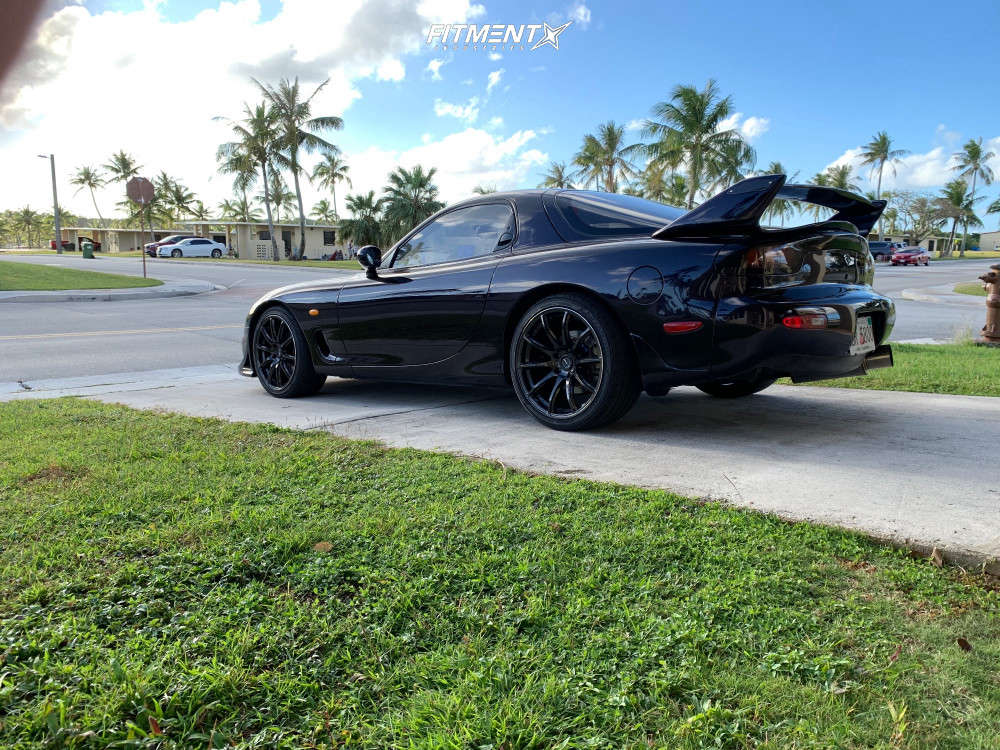 1993 Mazda RX-7 Base with 18x9 Rays Engineering 57transcend and ...