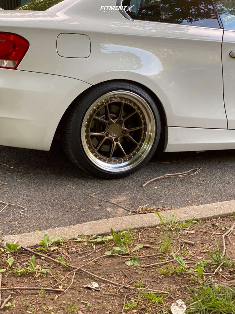 2012 BMW 128i Base with 18x8.5 Aodhan Ds08 and Nexen 215x40 on ...