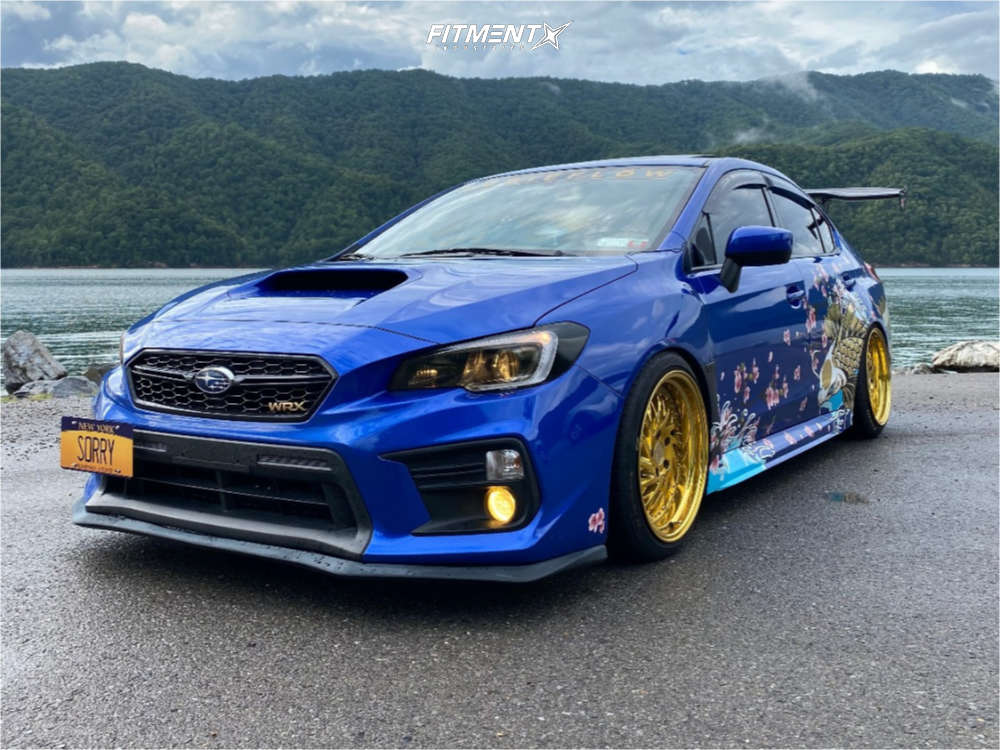 2019 Subaru WRX Premium with 18x9.5 Aodhan DS03 and Achilles