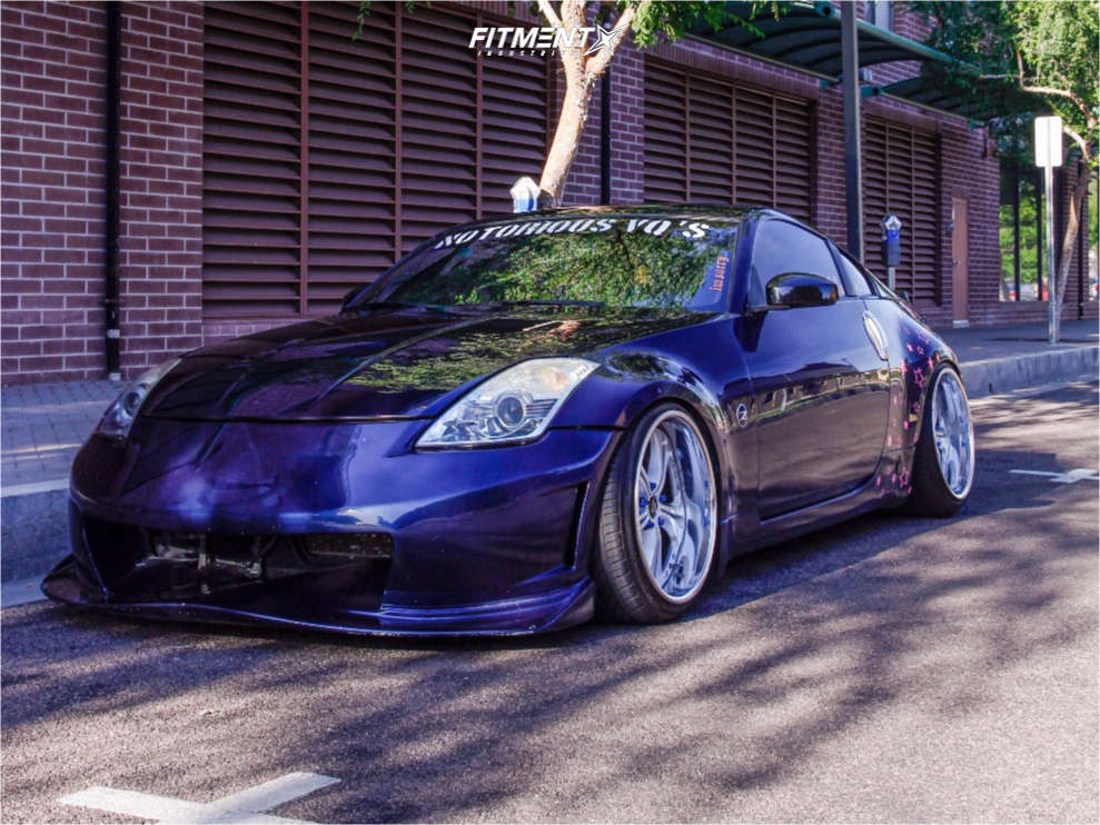 2006 Nissan 350Z Enthusiast with 19x10.5 Weds Cerberus Ii and
