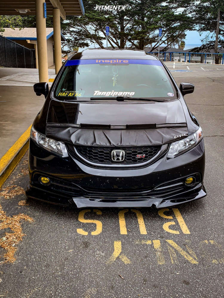 2015 Honda Civic Si with 18x8.5 Aodhan Ah07 and Falken 225x40 on ...