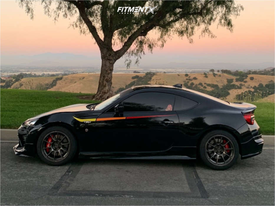 2019 Toyota 86 TRD Special Edition with 17x9 WedsSport Tc105x and