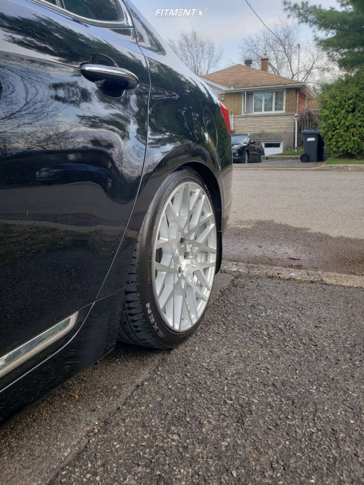 2014 Kia Cadenza Premium with 19x8.5 Rotiform BLQ and Nexen 225x40