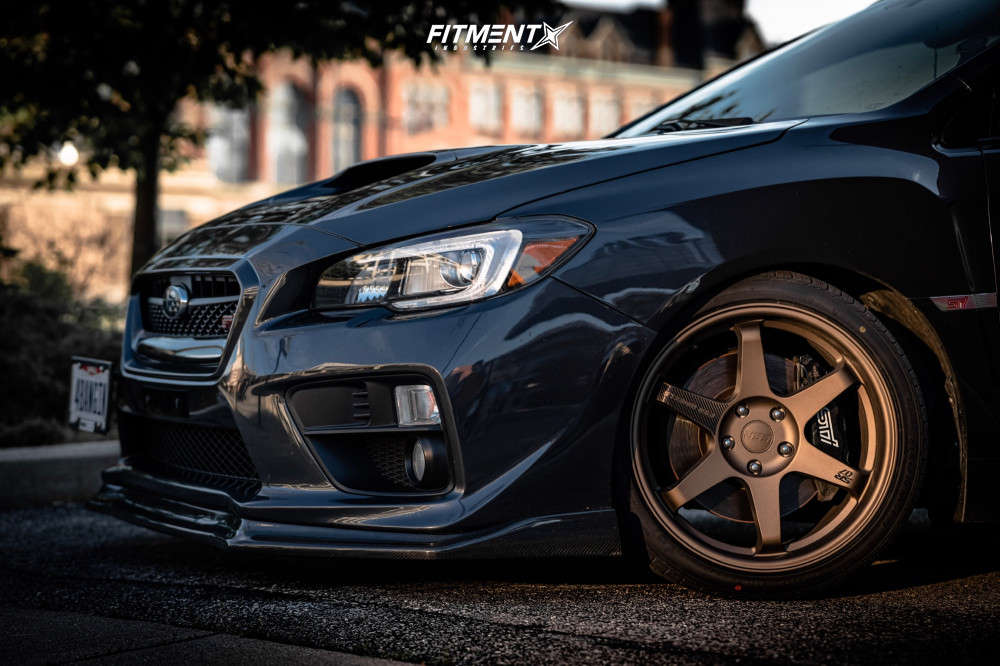 2015 Subaru WRX STI Base with 18x9.5 ESR Sr07 and Ironman 255x35 on ...