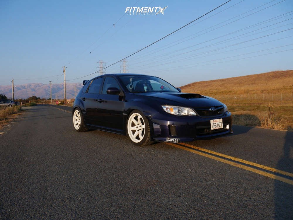 2013 Subaru WRX Base with 18x9.5 Rota Grid and Firestone 265x35 on ...