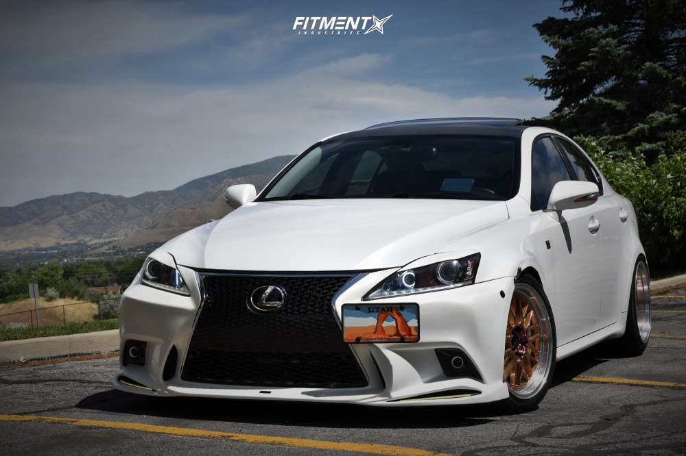 2009 Lexus IS350 Base with 18x8 JNC JNC005 and Yokohama 225x40 on ...
