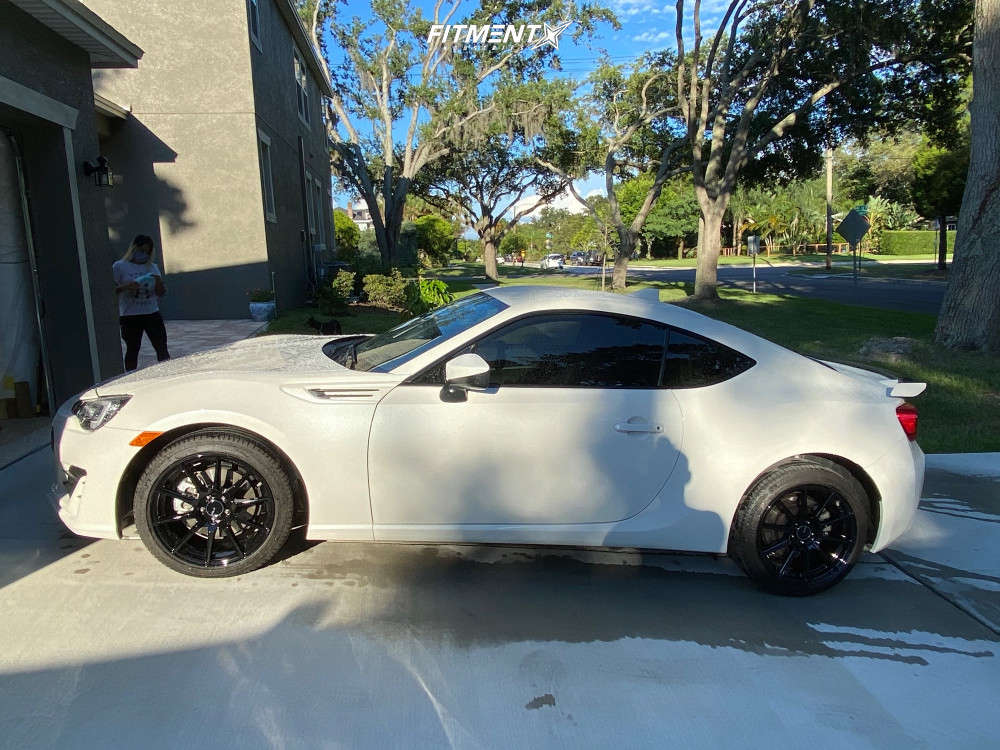 2020 Subaru BRZ Limited with 17x8 Enkei TS10 and Michelin 215x45
