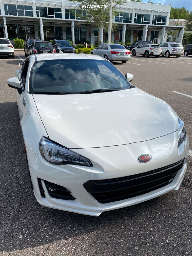 2020 Subaru BRZ Limited with 17x8 Enkei TS10 and Michelin 215x45