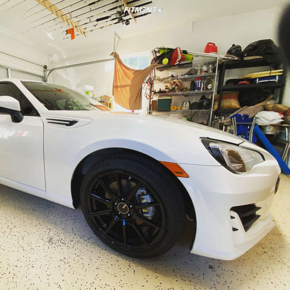 2020 Subaru BRZ Limited with 17x8 Enkei TS10 and Michelin 215x45