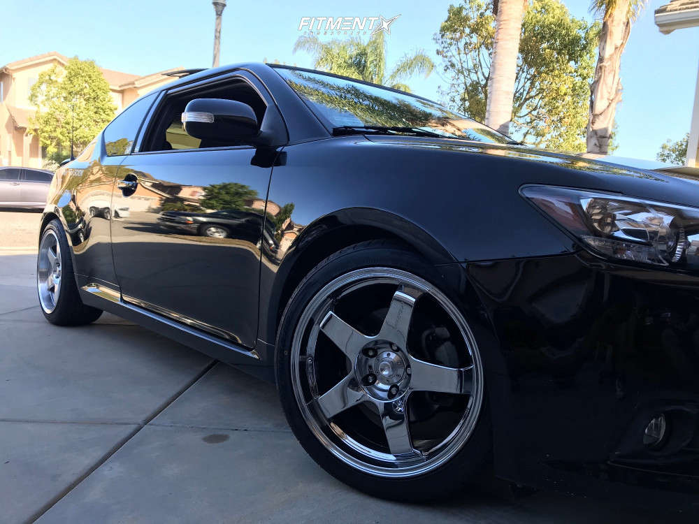 2013 Scion TC Base with 18x8.5 Kazera KZ-A and Toyo Tires 235x40