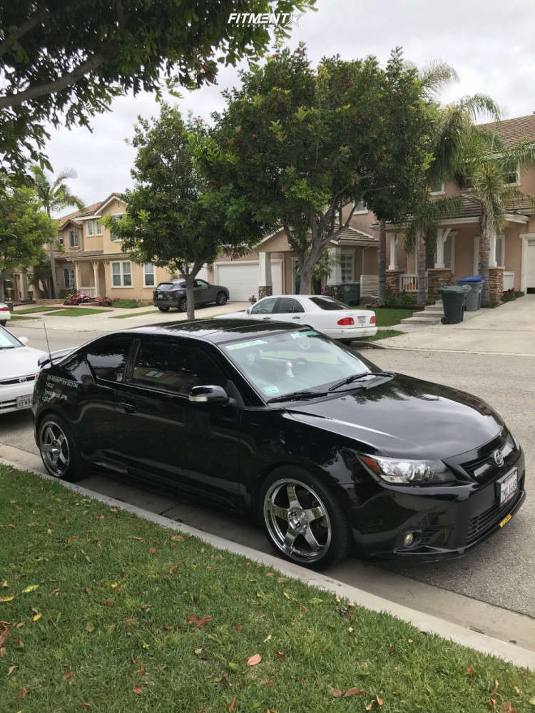 2013 Scion TC Base with 18x8.5 Kazera KZ-A and Toyo Tires 235x40
