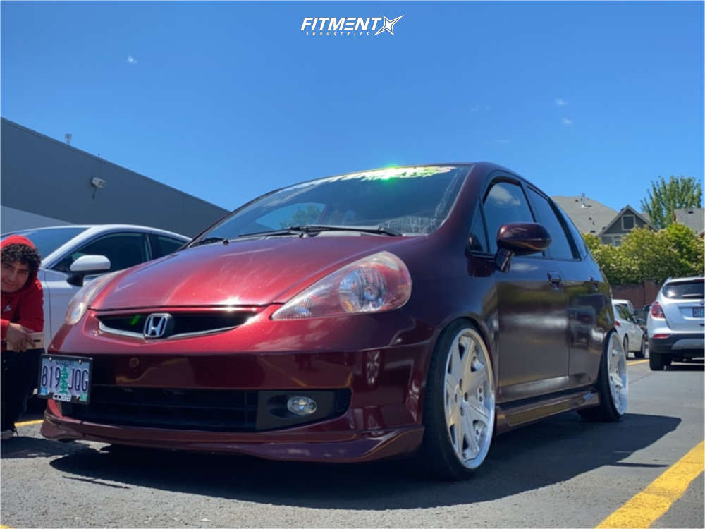 2008 Honda Fit Sport with 18x8 Leon Hardiritt Waffe and Achilles