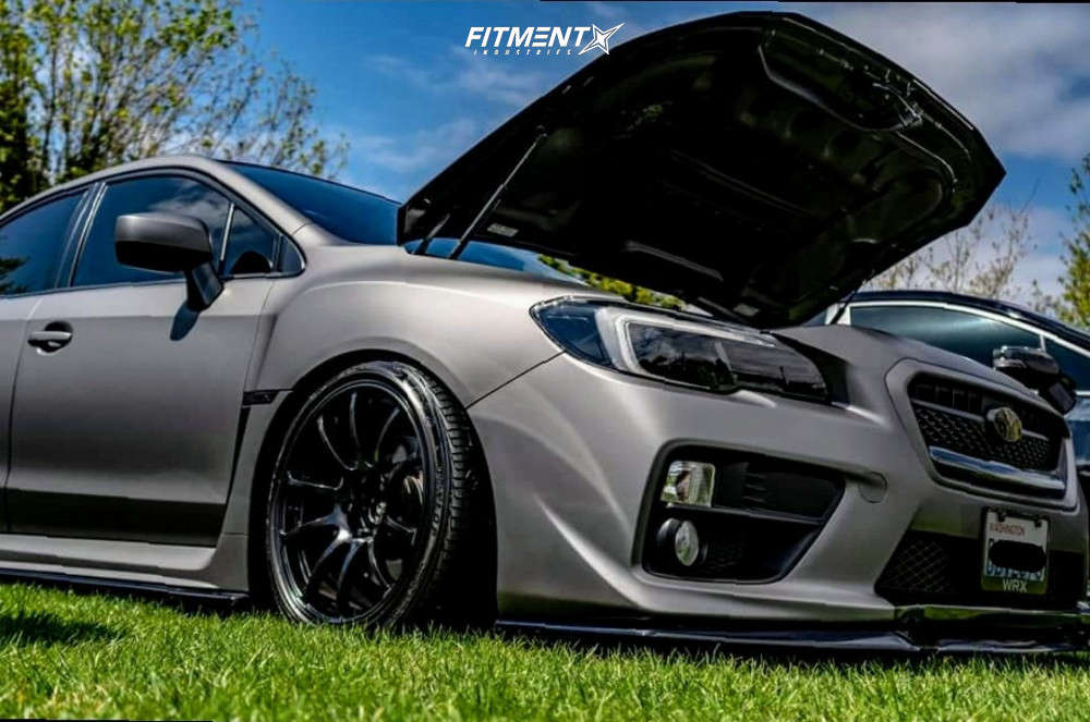 2015 Subaru WRX Limited with 18x9.5 Miro Type 563 and Dunlop 