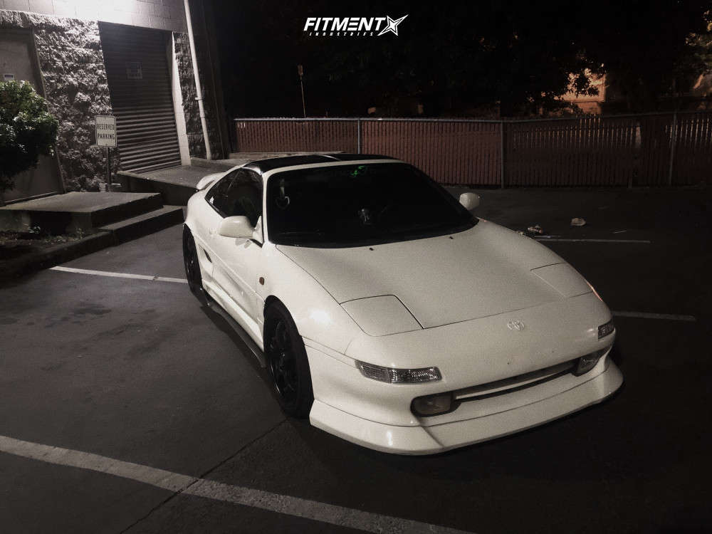 1991 Toyota MR2 Turbo with 17x7 Motegi Mr131 and Yokohama 205x40