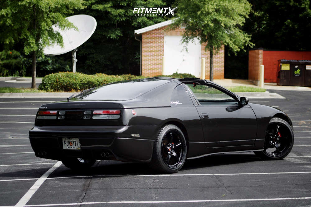 1993 Nissan 300ZX 2 2 with 18x9.5 Rays Engineering 57cr and