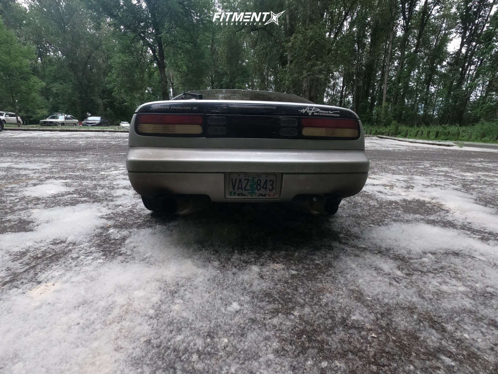 1990 Nissan 300ZX Base with 18x8.5 Enkei RPF1 and Yokohama 245x40