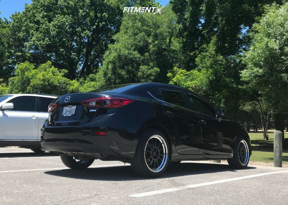 2018 Mazda 3 Sport with 18x8.5 Konig Hypergram and Yokohama 225x45