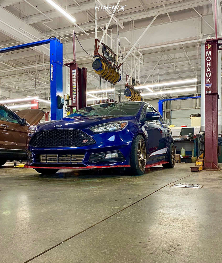 2017 Ford Focus ST with 18x9 Konig Freeform and Riken 235x40 on ...