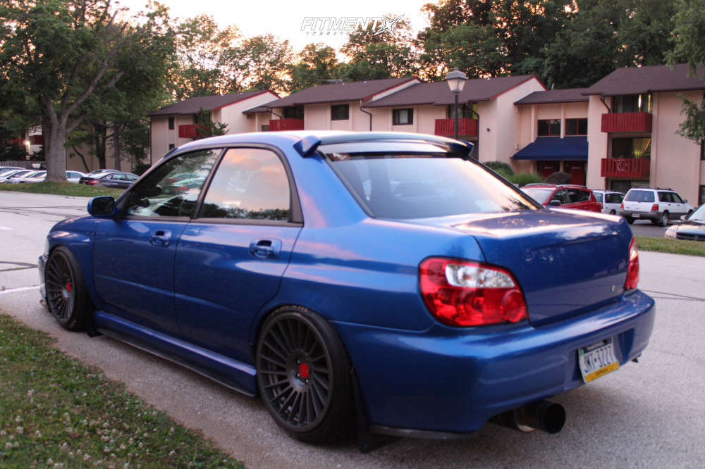 2003 Subaru WRX Base with 18x9.5 Rotiform Ind-t and Federal 215x40 on ...