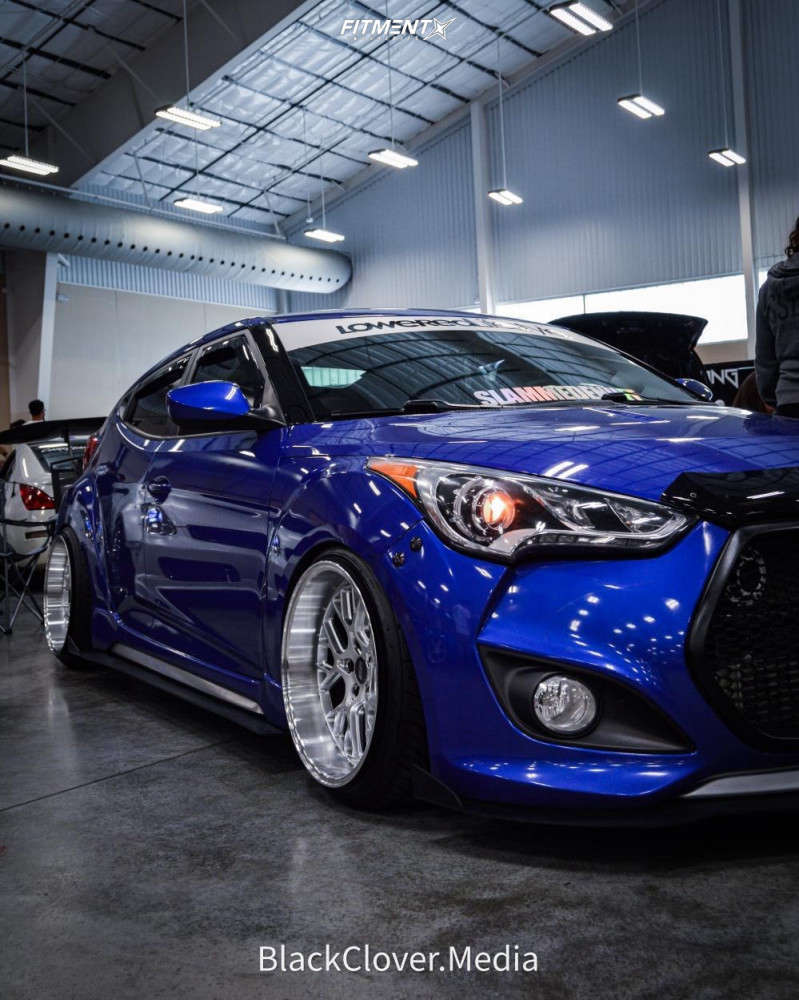 Veloster R Rear Disc 2014 Hyundai Veloster Turbo R-Spec with 18x10.5 ESR Cs11 and Federal ...