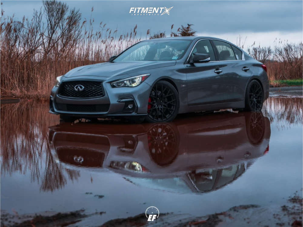 1 2018 Q50 Infiniti Red Sport Rsr Lowering Springs Tsw Sebring Matte Black