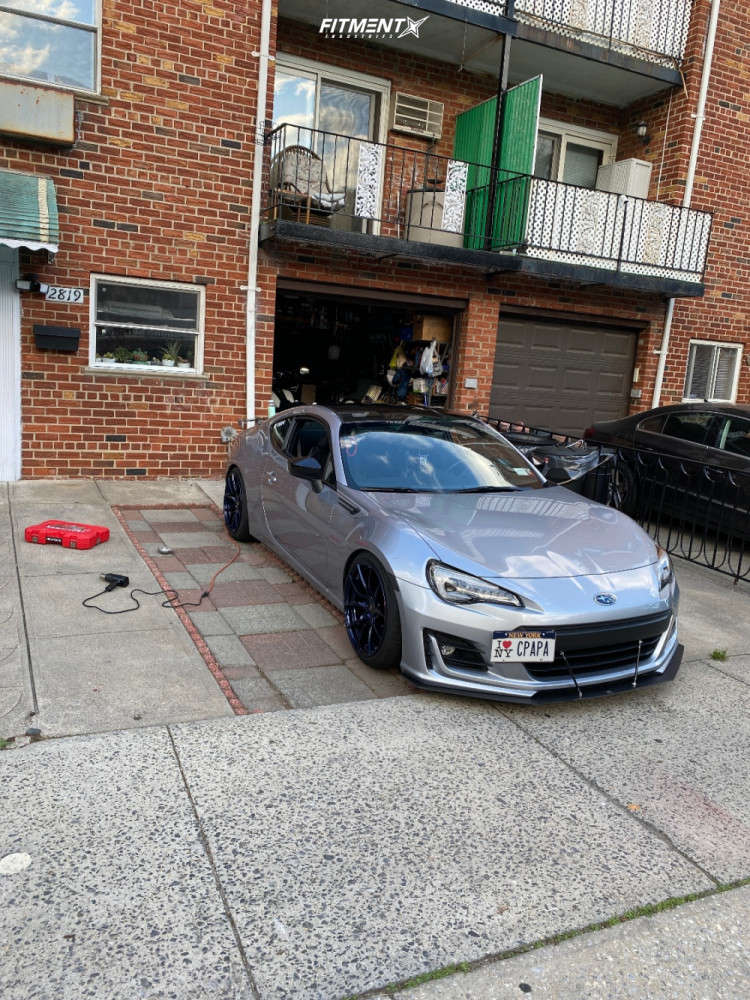 2019 Subaru BRZ Limited with 18x9.5 Option Lab R716 and Zeta 225x40 on
