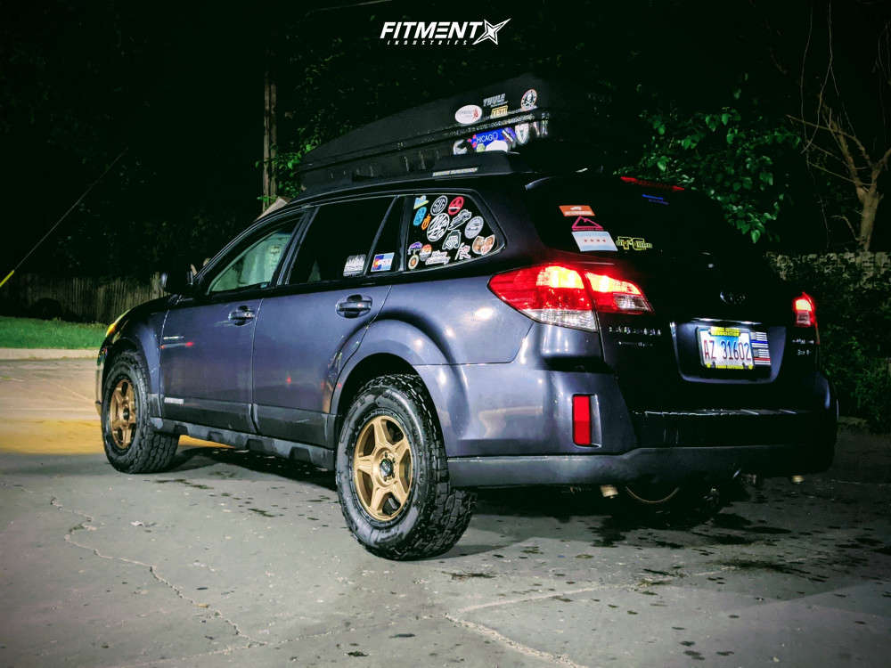 2011 Subaru Outback 3.6R Limited with 17x8 KMC Km721 and Cooper 235x65 ...