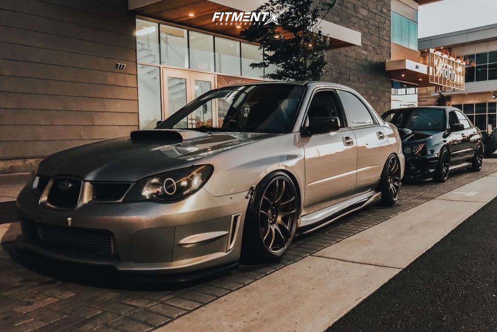 2007 Subaru Impreza WRX TR with 18x9.5 Vordoven Forme 9 and ...