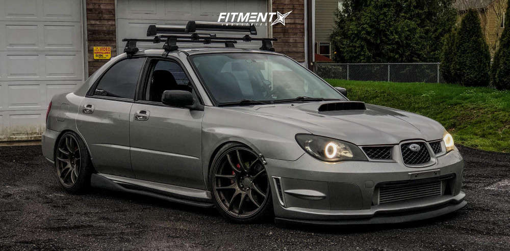2007 Subaru Impreza WRX TR with 18x9.5 Vordoven Forme 9 and ...