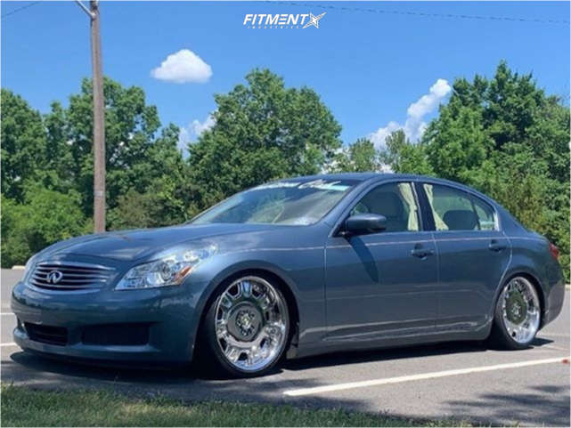 2009 INFINITI G37 X with 19x8.5 Work Ls507 and Achilles 225x35 on 