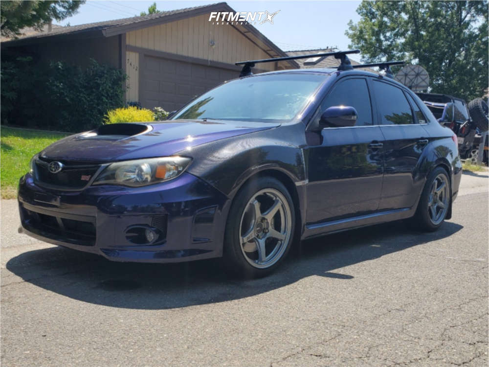 2011 Subaru WRX STI Base with 18x9.5 Enkei Ts-5 and Continental