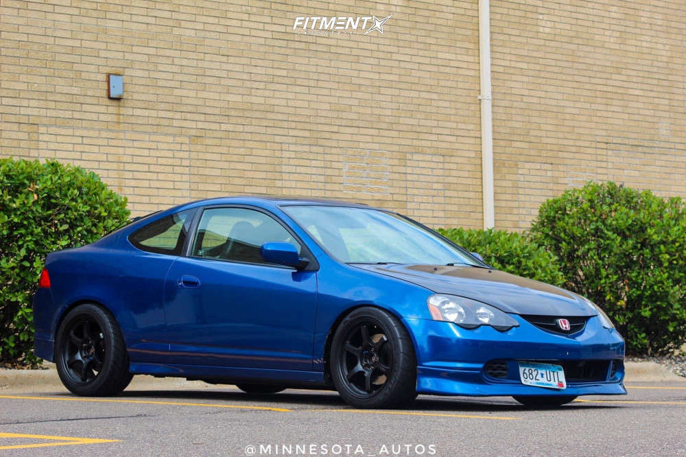 2002 Acura RSX Type-S with 17x9 Gram Lights 57DR and Hankook 245x40 on ...