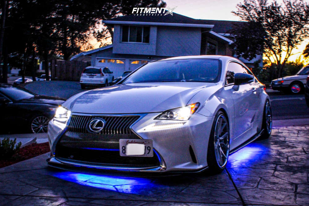Lexus Rc200t Rear 2016 Lexus RC200t Base with 20x9.5 Ferrada FR2 and Delinte 225x35 on ...