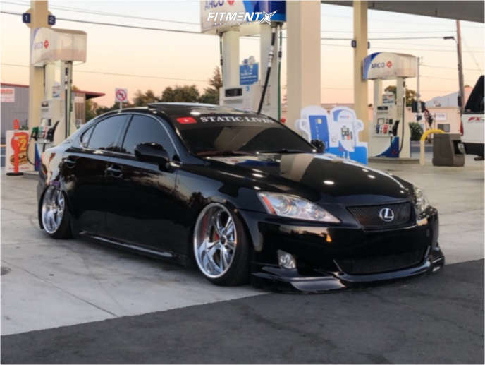 2008 Lexus IS250 4dr Sedan (2.5L 6cyl 6A) with 18x10 Weds Cerberus