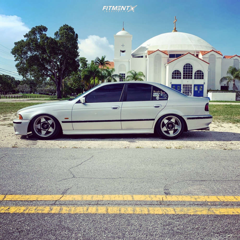 1999 BMW 528i Base with 17x9 Remotec Type A and Nankang 235x45 on ...