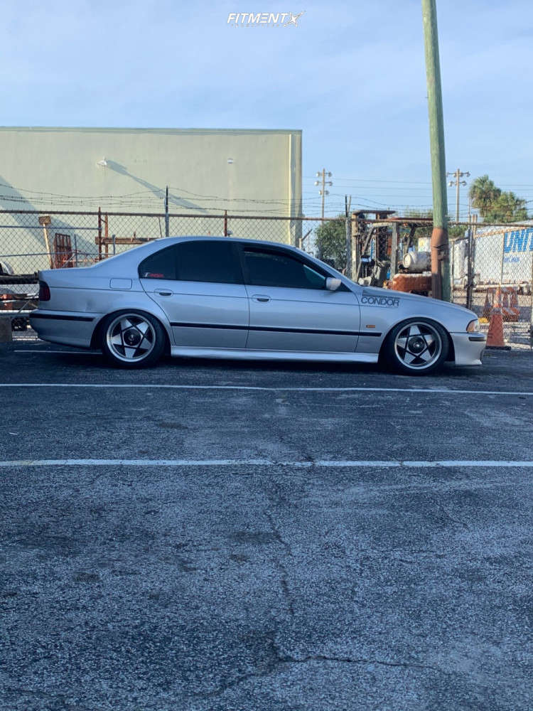 1999 BMW 528i Base with 17x9 Remotec Type A and Nankang 235x45 on ...